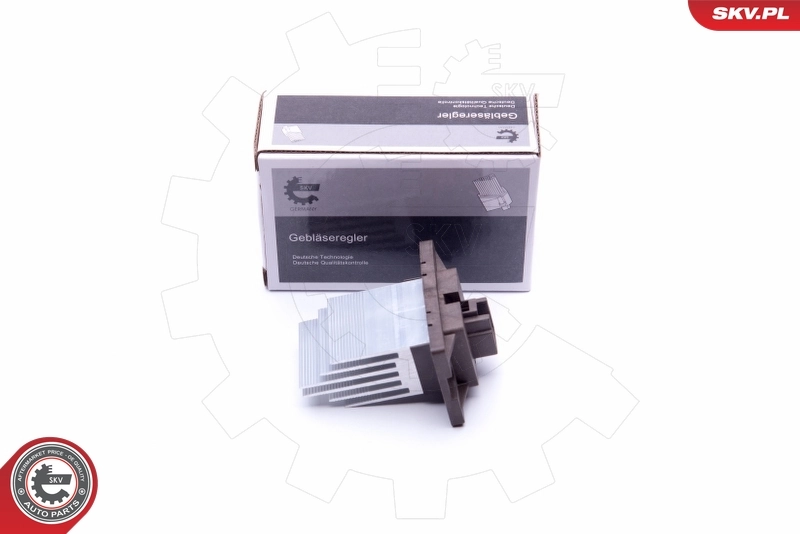 Resistor, interior blower